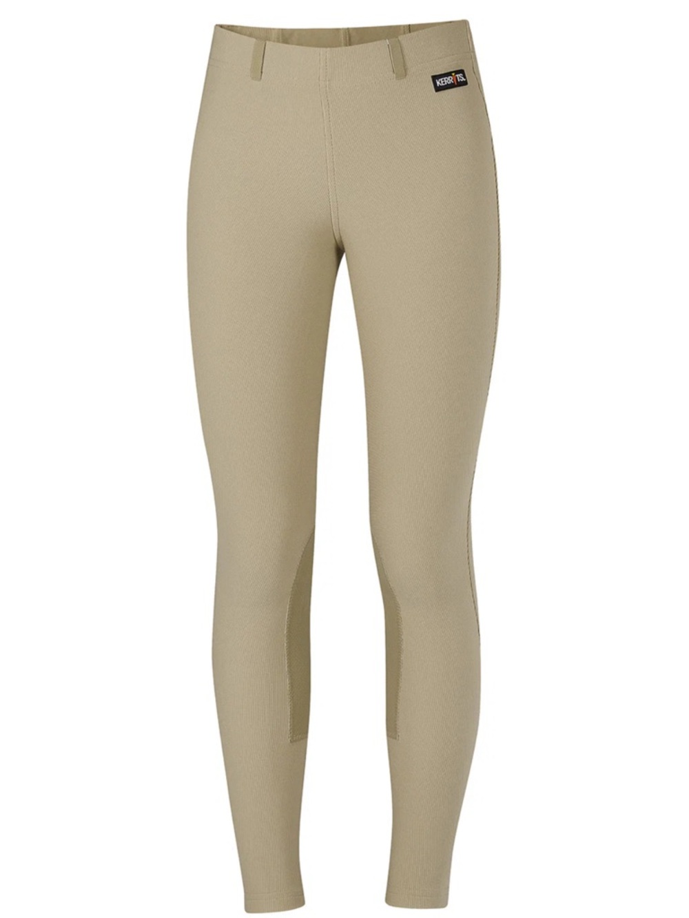Kerrits Microcord Knee Patch Breeches - Tan - Women's Medium Excellent Condition
